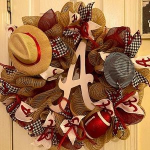 Crimson tide wreath 🏈🏈🏈